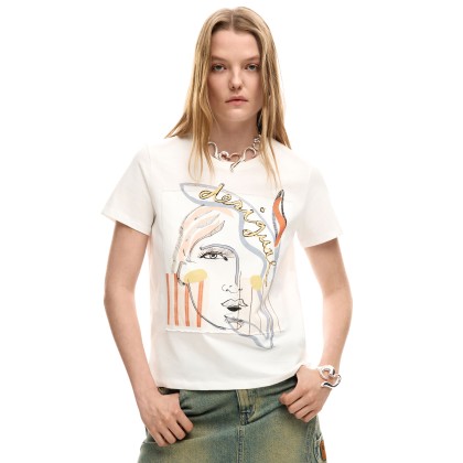 Desigual T-shirt Ts Vilma Blanco