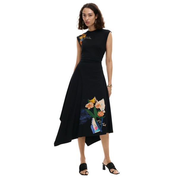 Desigual Vestido Leyter Negro