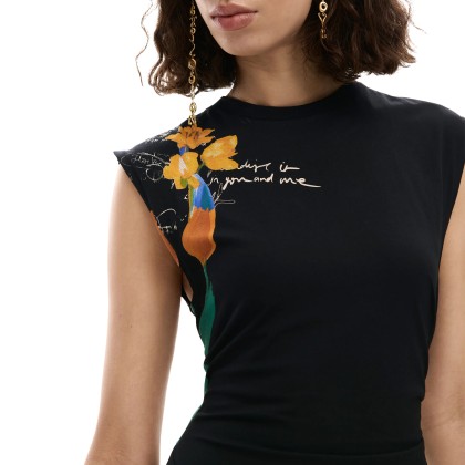 Desigual Vestido Leyter Negro