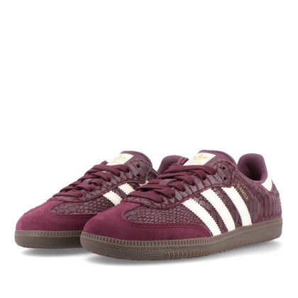 adidas Originals Samba Og W Maroon / Cream White / Gold Metallic