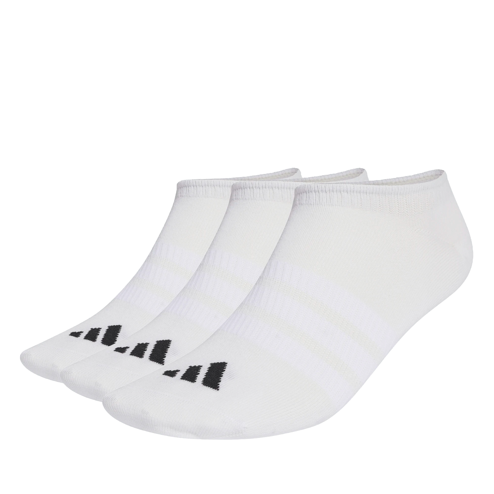 adidas Originals Meias 3p T Ess Ns White/white/black