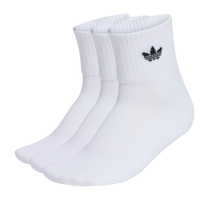 adidas Originals Meias 3p 1/4 White