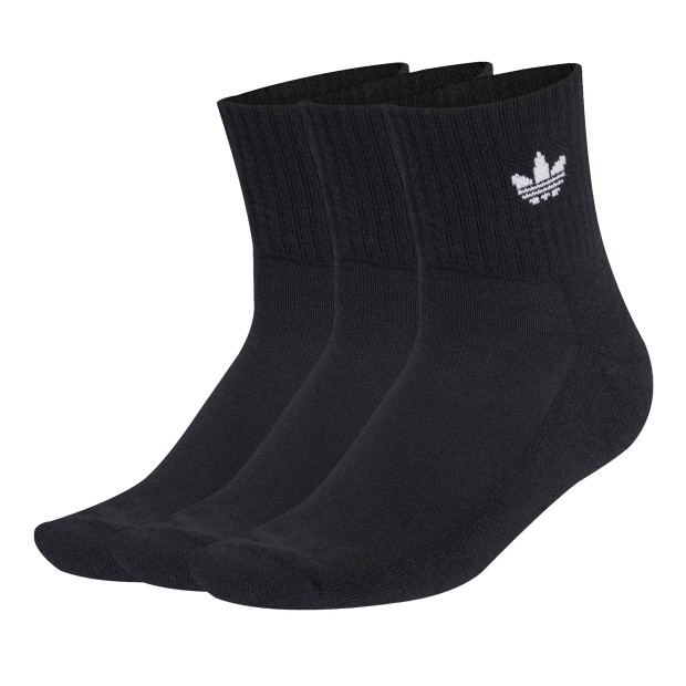 adidas Originals Meias 3p 1/4 Black