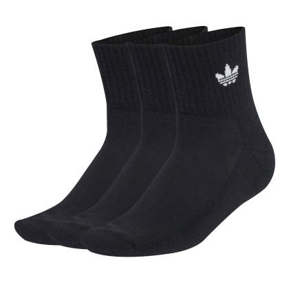 adidas Originals Meias 3p 1/4 Black
