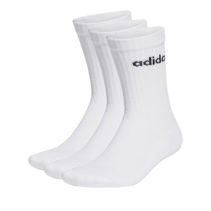 adidas Originals Meias 3p C Lin Crew White/black