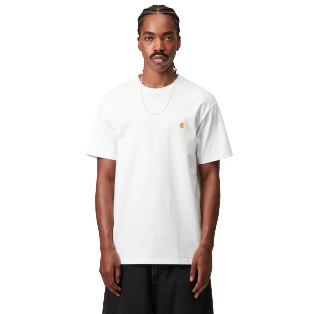 Carhartt Wip T-shirt Chase White / Gold