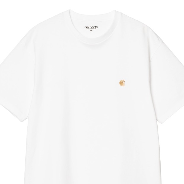 Carhartt Wip T-shirt Chase White / Gold