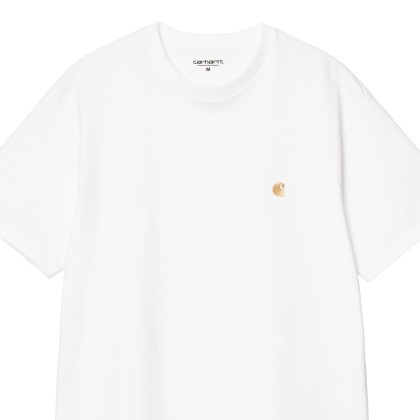 Carhartt Wip T-shirt Chase White / Gold