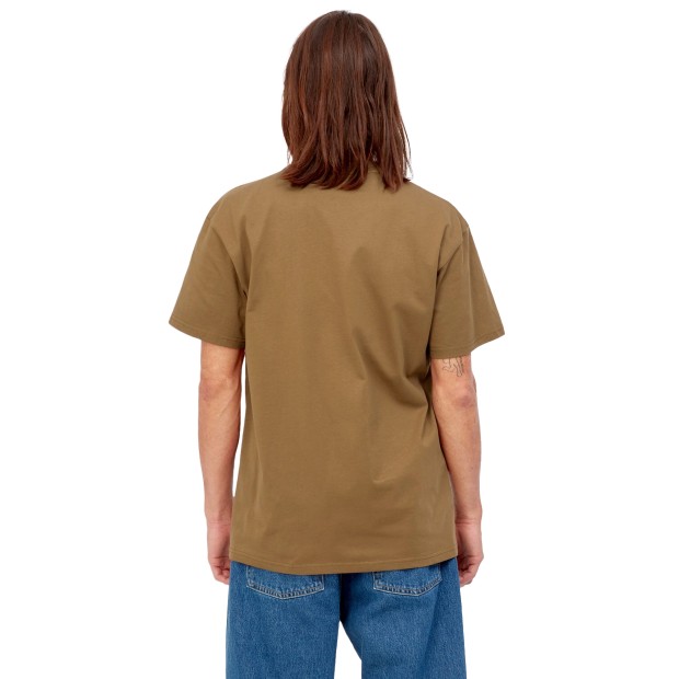 Carhartt Wip T-shirt Chase Hamilton Brown / Gold