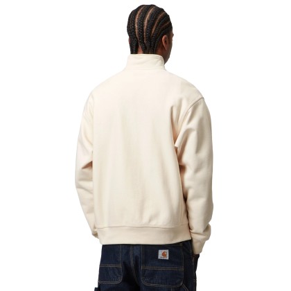 Carhartt Wip Sweat Half Zip American Script Natural