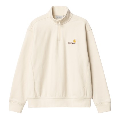 Carhartt Wip Sweat Half Zip American Script Natural