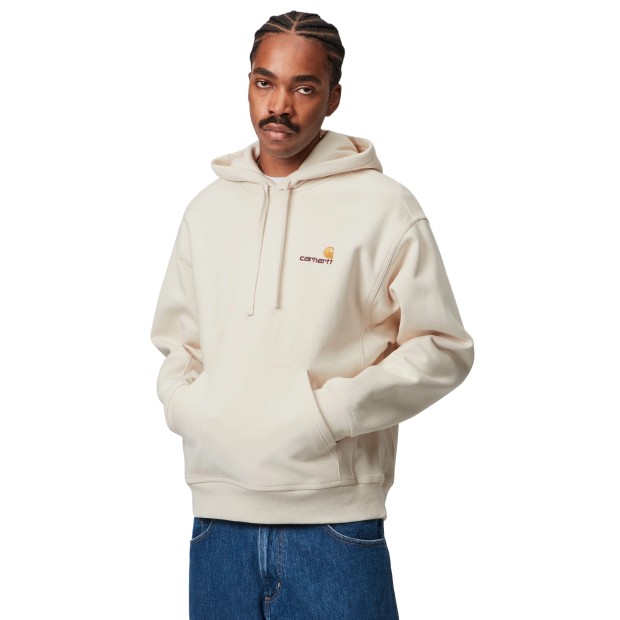 Carhartt Wip Sweat Hooded American Script Natural