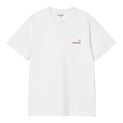 Carhartt Wip T-shirt American Script Ash Heather