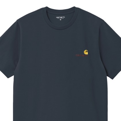 Carhartt Wip T-shirt American Script Deep Night