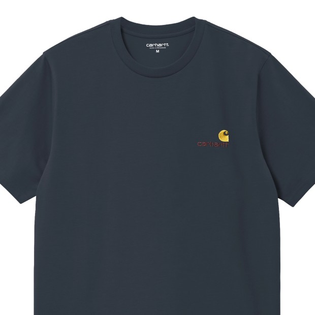 Carhartt Wip T-shirt American Script Deep Night
