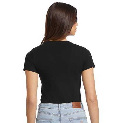 Guess T-shirt Slim Mini America Jet Black