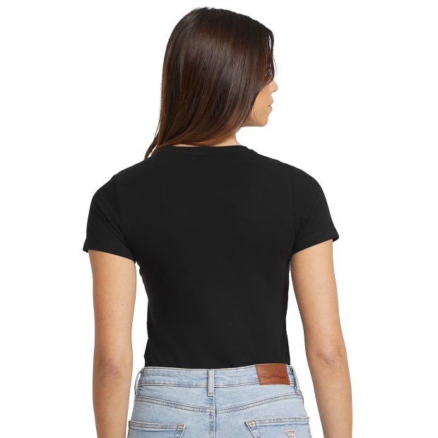 Guess T-shirt Slim Mini America Jet Black
