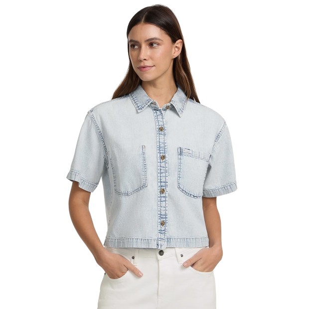 Guess Camisa Boxy River Light Vinta