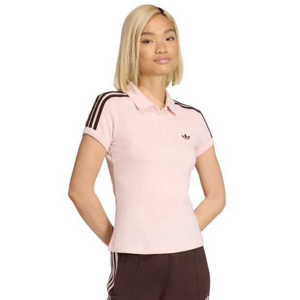 adidas Originals Polo 3 Stripes Sandy Pink