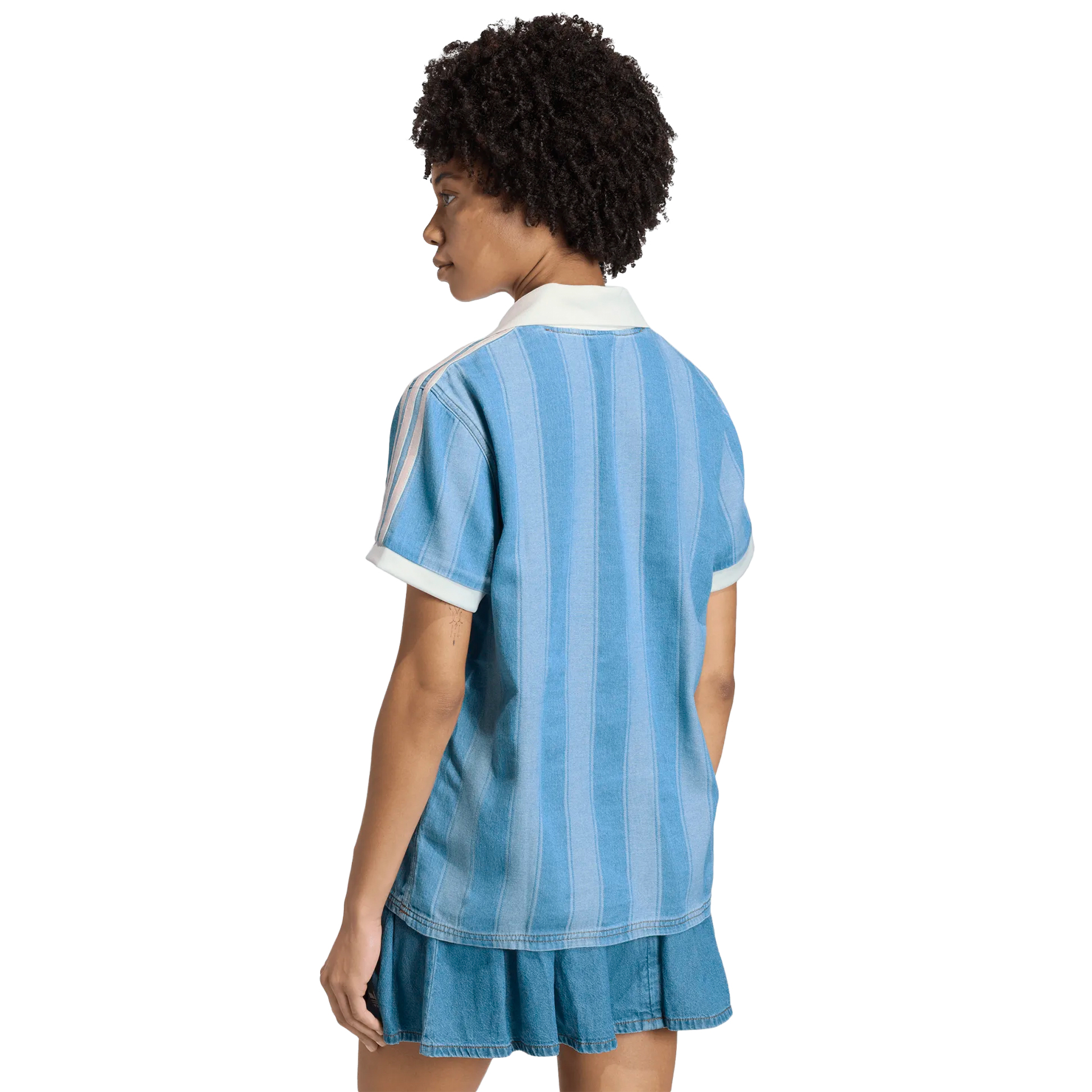 adidas Originals T-shirt Football Jersey Indigo Denim