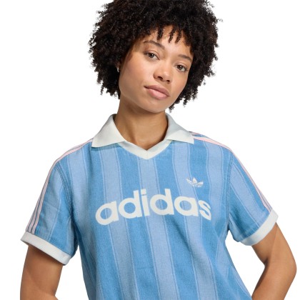 adidas Originals T-shirt Football Jersey Indigo Denim