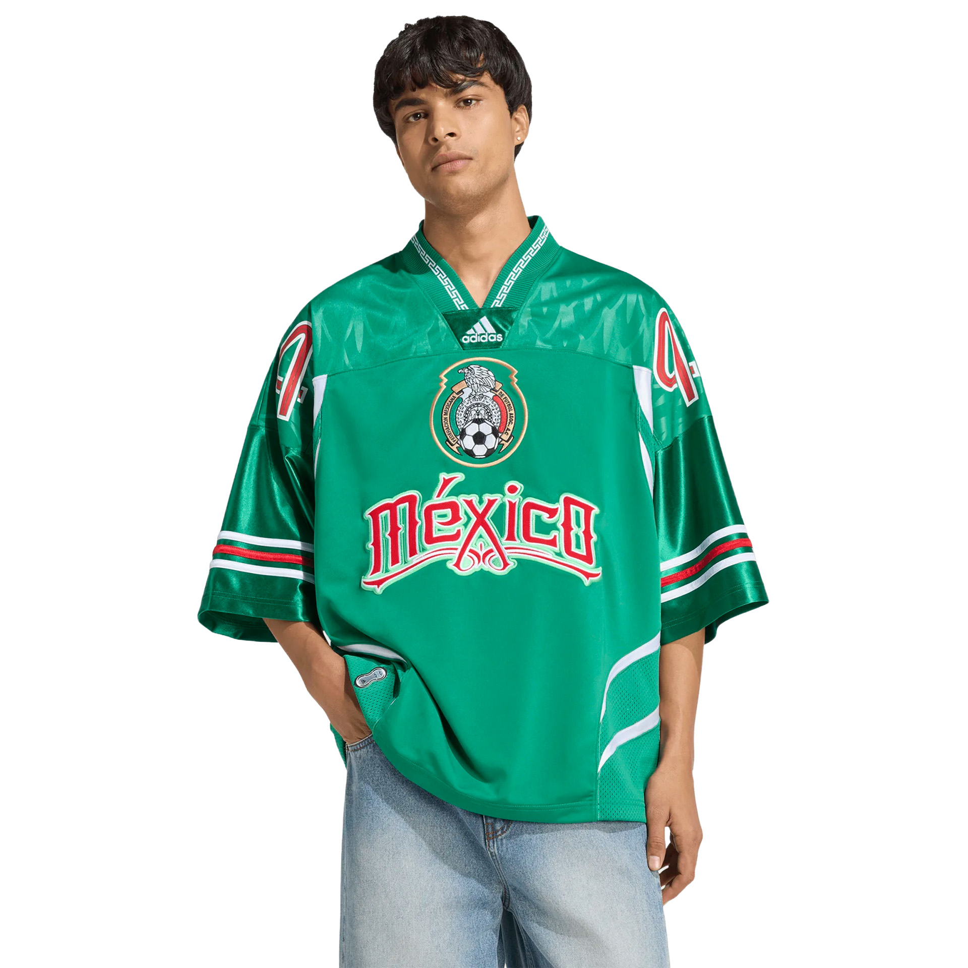 adidas Originals T-shirt Jersey Mexico Bold Green