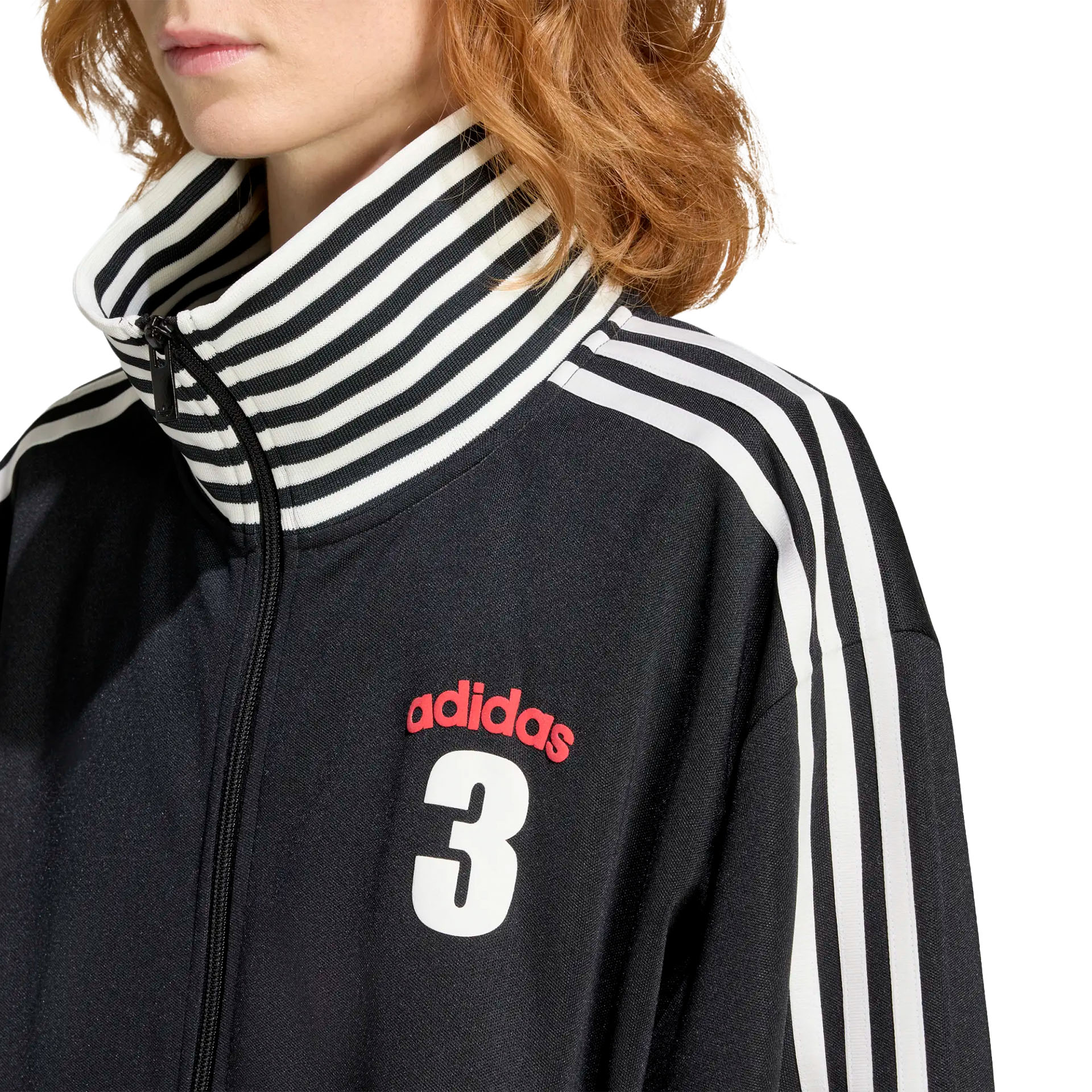 adidas Originals Casaco Vintage Track Top Striped Black