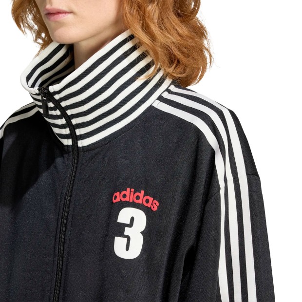 adidas Originals Casaco Vintage Track Top Striped Black