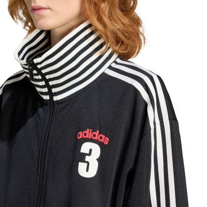 adidas Originals Casaco Vintage Track Top Striped Black