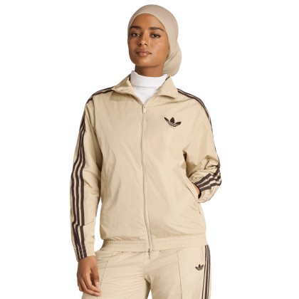 adidas Originals Casaco Football Loose Nylon Stone Khaki