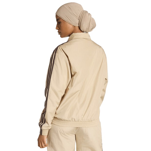 adidas Originals Casaco Football Loose Nylon Stone Khaki