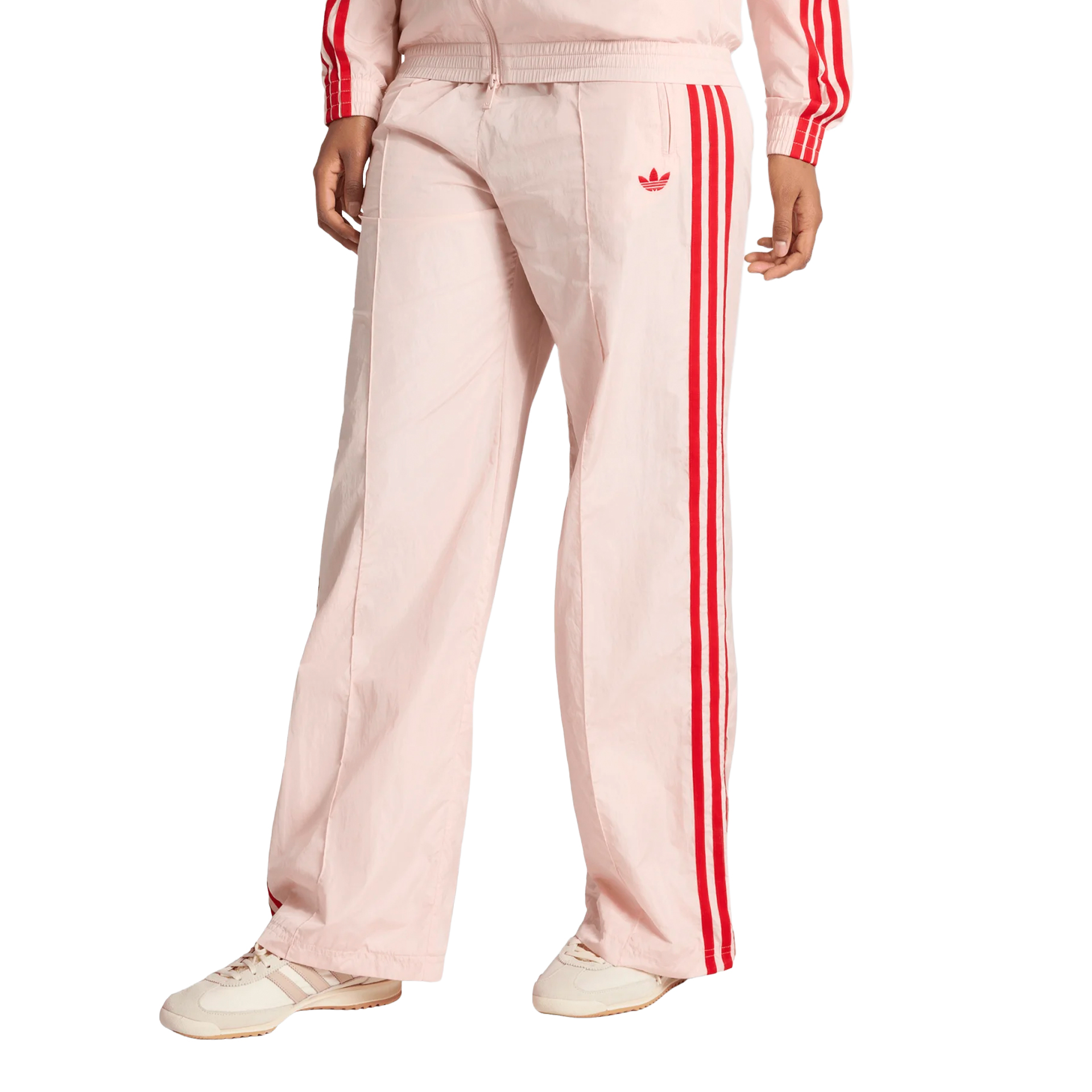 adidas Originals Calça Football Loose Nylon Sandy Pink