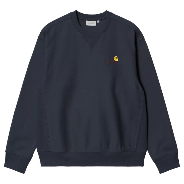 Carhartt Wip Sweat American Script Deep Night
