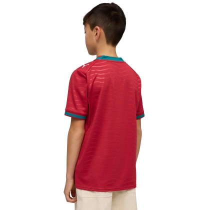Puma Jersey Fpf Home Replica Jr Club Red/green Lagoon