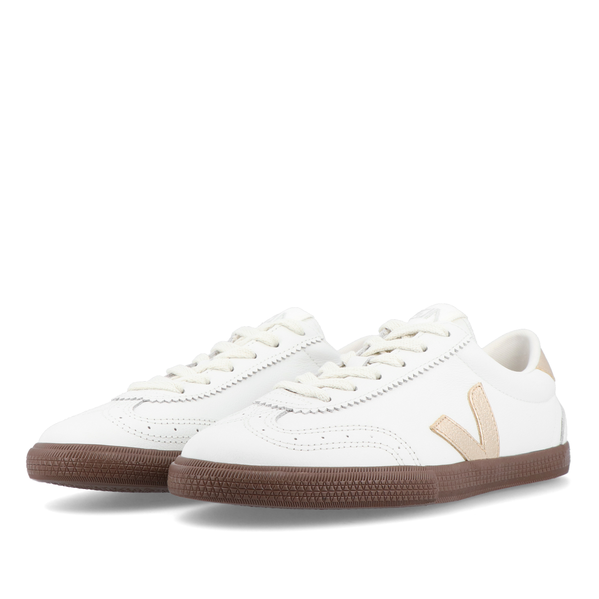 Veja Volley O.t. Leather White Platine Bark