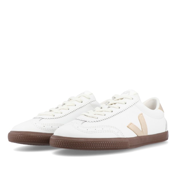 Veja Volley O.t. Leather White Platine Bark