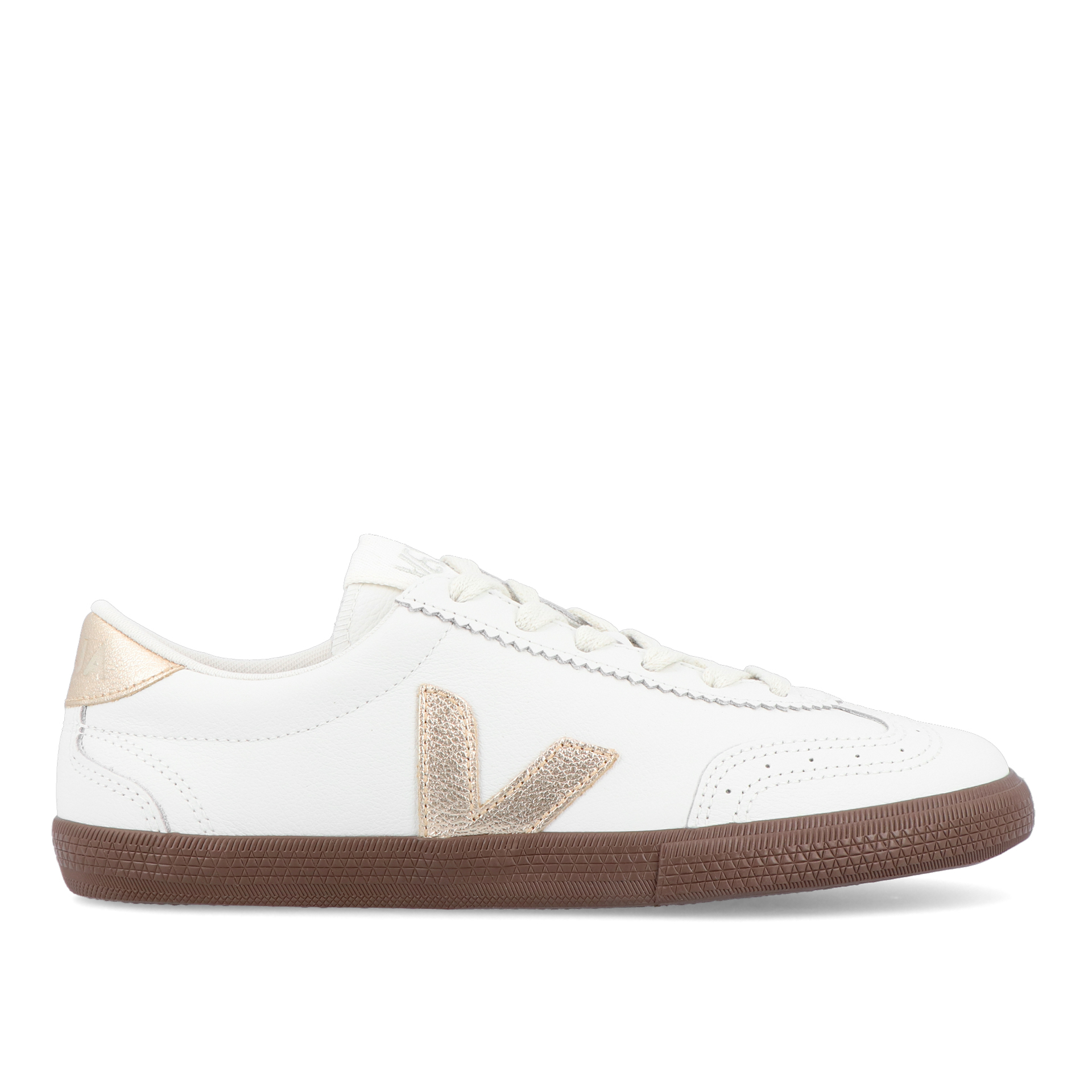 Veja Volley O.t. Leather White Platine Bark