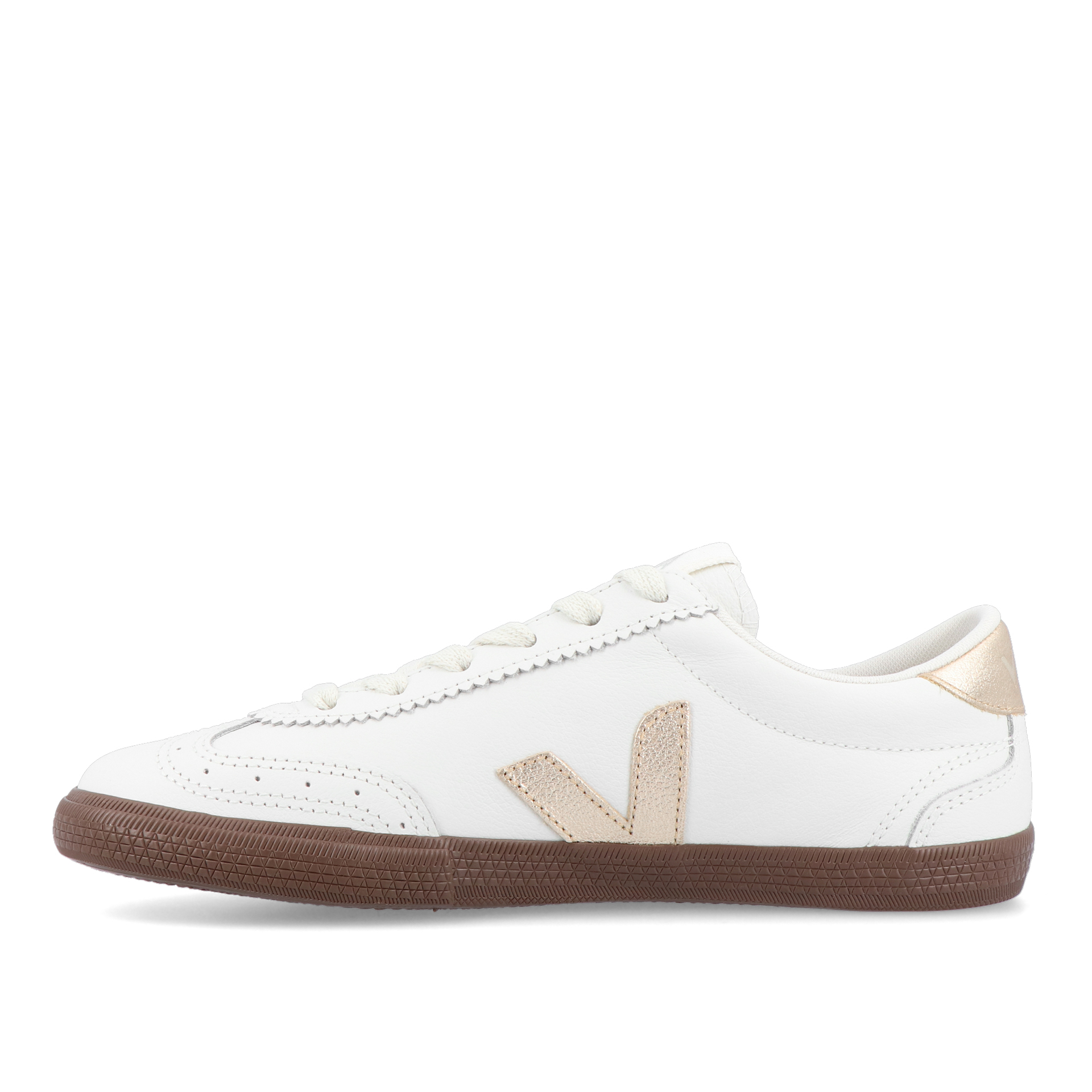 Veja Volley O.t. Leather White Platine Bark