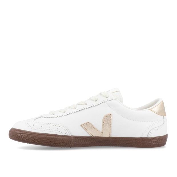 Veja Volley O.t. Leather White Platine Bark