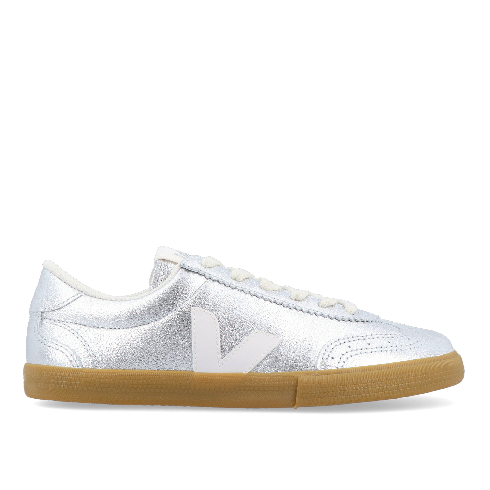 Veja Volley O.t. Leather Silver White Natural