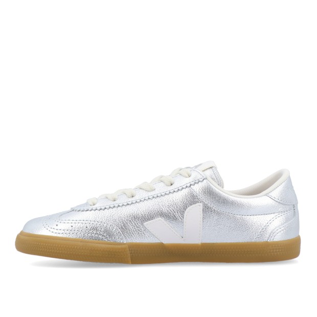 Veja Volley O.t. Leather Silver White Natural