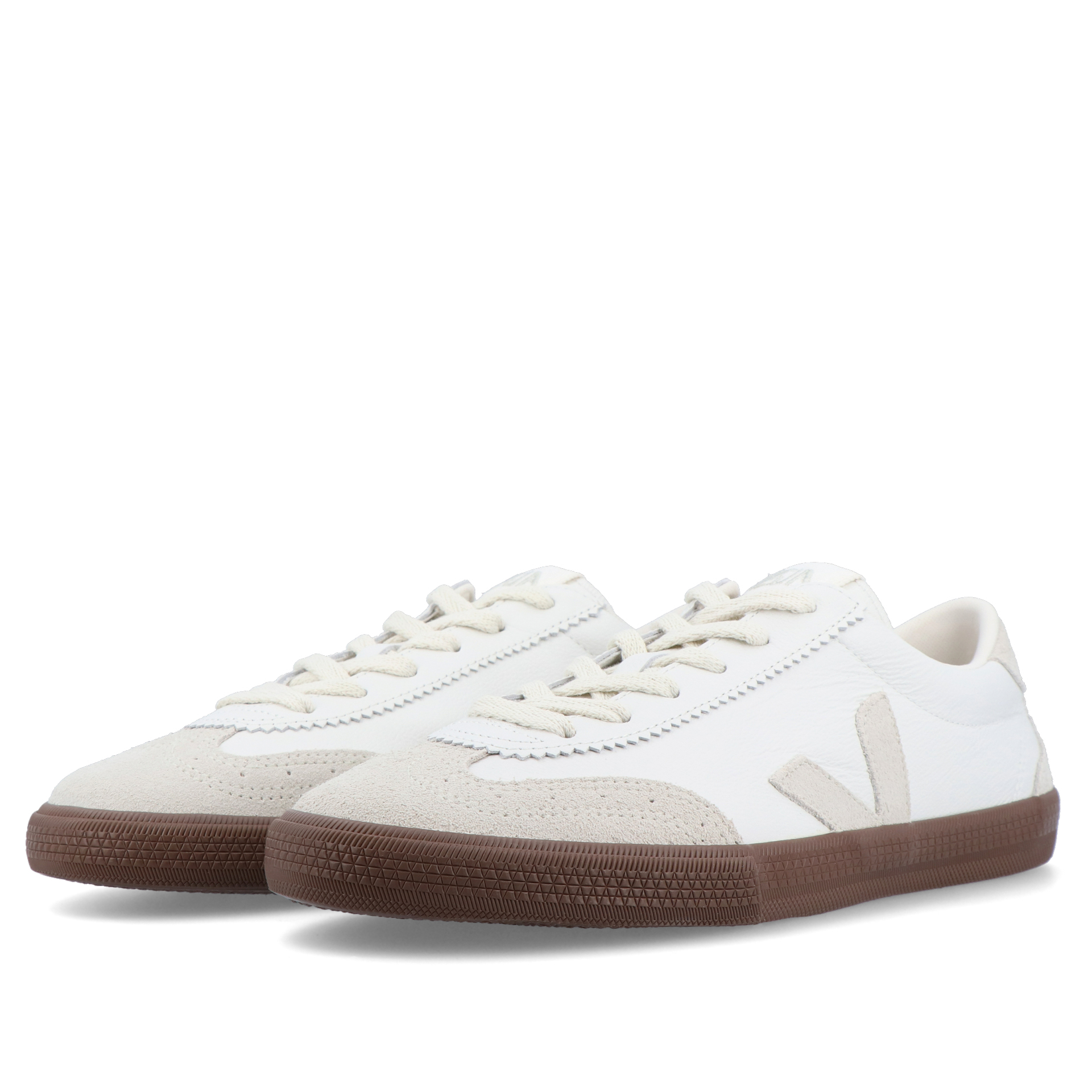 Veja Volley O.t. Leather White Natural Bark