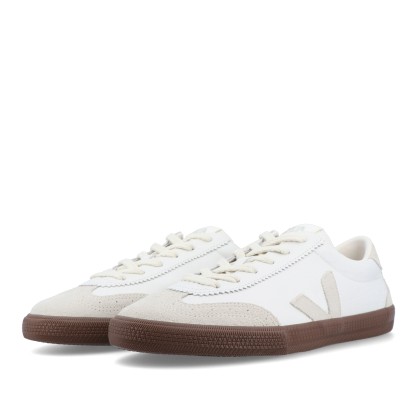 Veja Volley O.t. Leather White Natural Bark