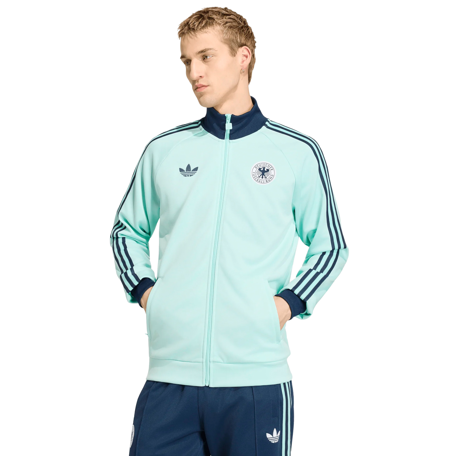 adidas Originals Casaco Germany Semi Flash Aqua