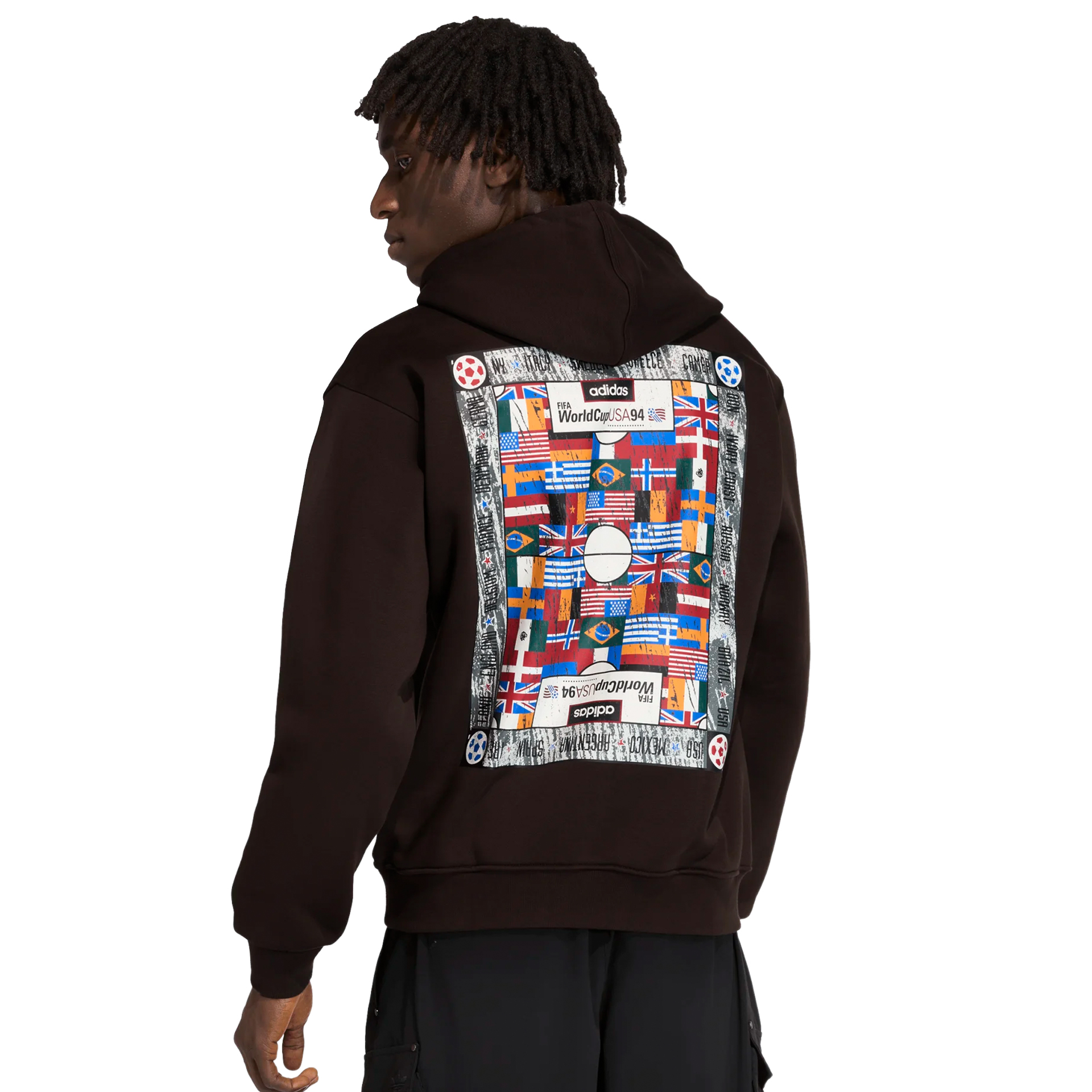 adidas Originals Sweat Flag Gfx Aurora Coffee
