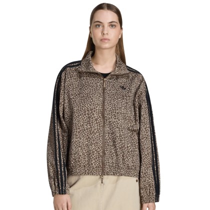 adidas Originals Casaco Firebird Oversized Aop Denim Earth Strata