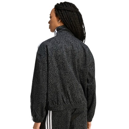 adidas Originals Casaco Firebird Oversized Aop Denim Black