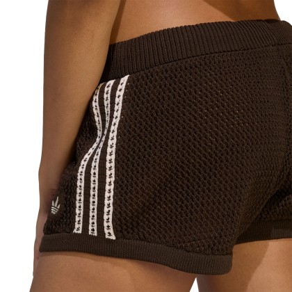 adidas Originals Calção Knitted Crochet Aurora Coffee adidas Originals Calção Knitted Crochet Aurora Coffee