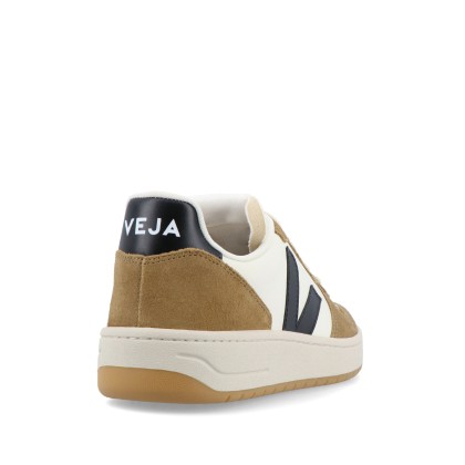 Veja V-10 Prime Leather Pure Black Tent