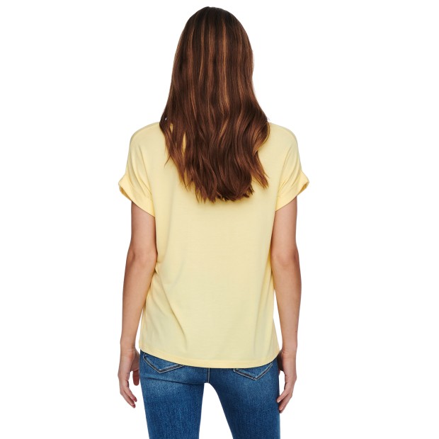 Only Top Moster O-neck Pale Banana